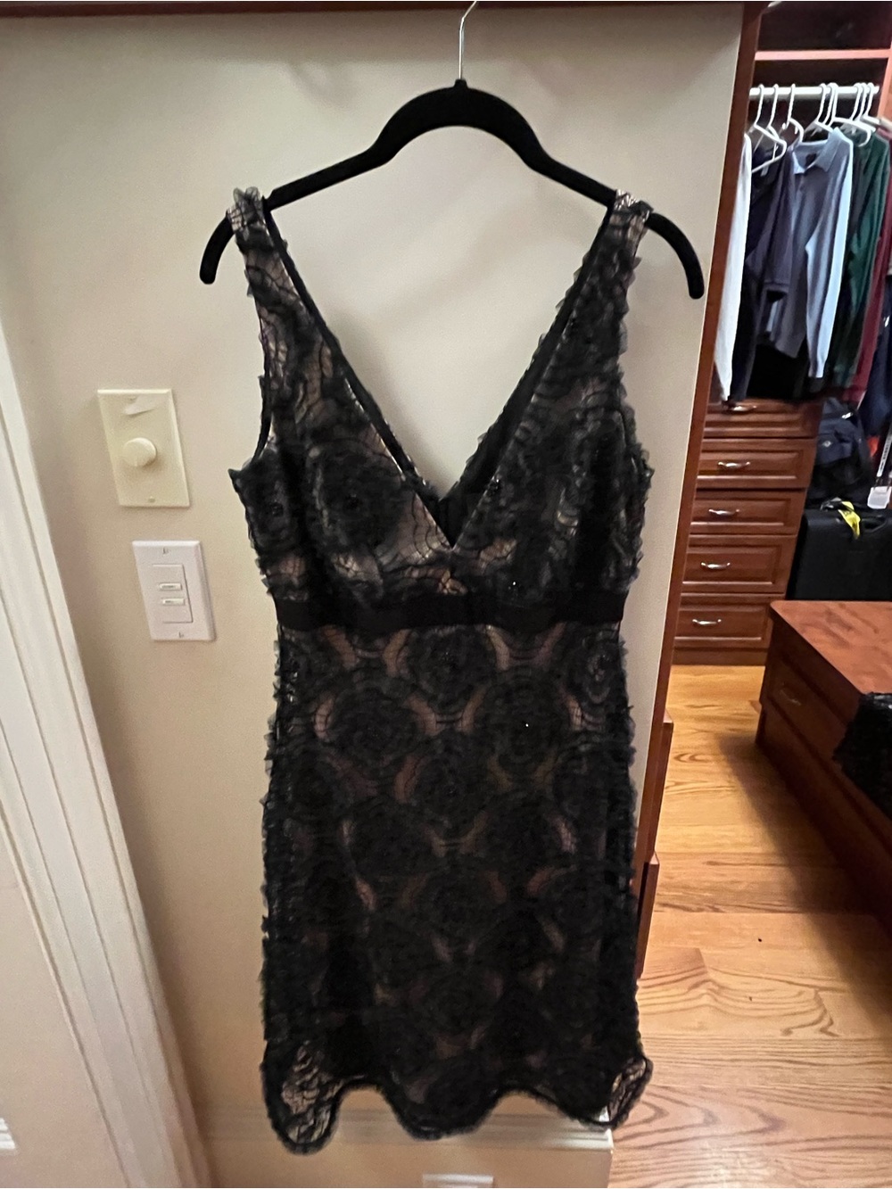 Tadashi Shoji Black Lace Dress
